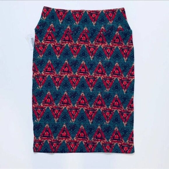 LuLaRoe Cassie Pencil Skirt Medium Green - Picture 1 of 2